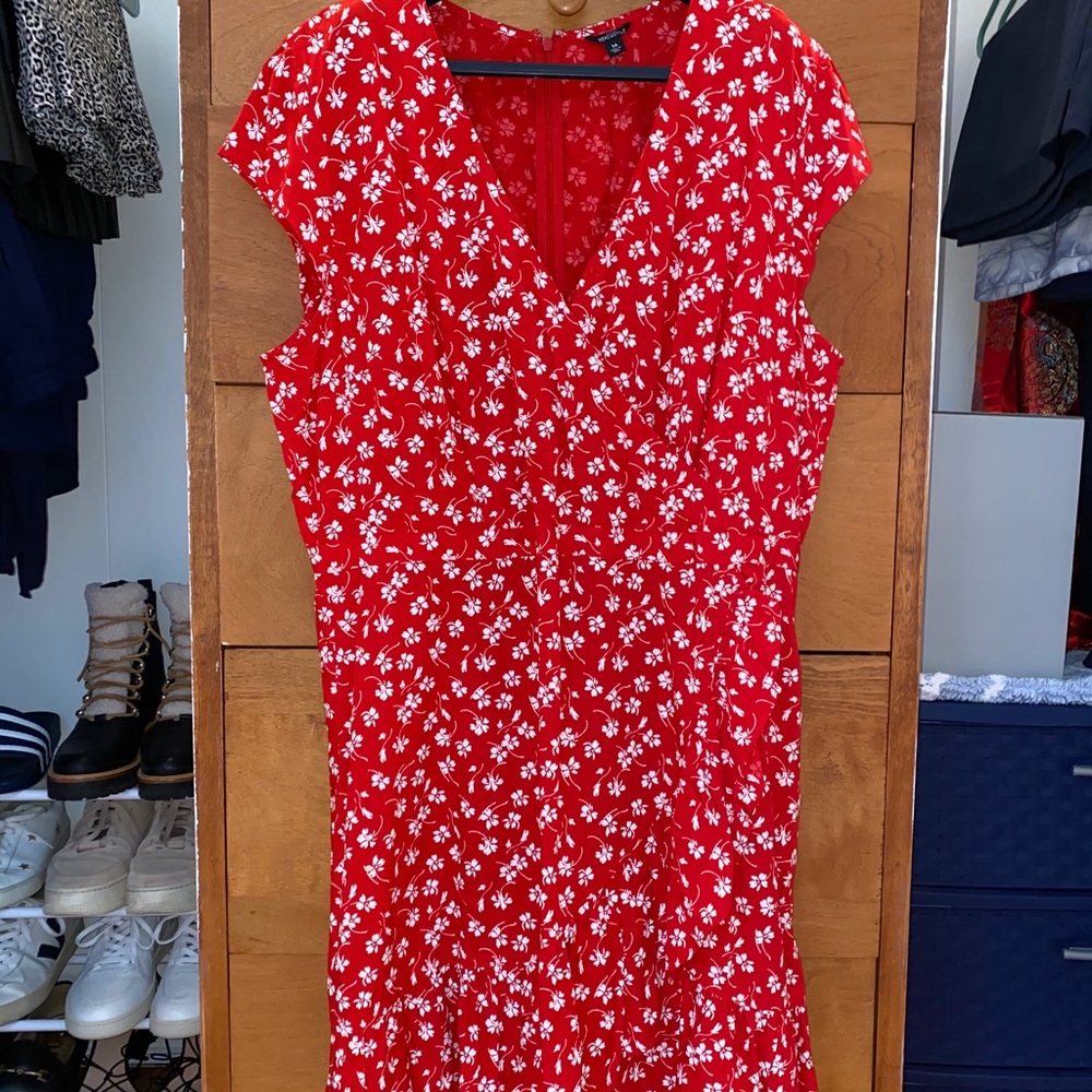 J. Crew Floral Faux Wrap Dress
